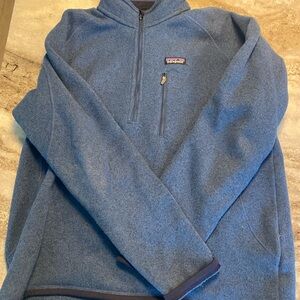 Men’s Blue Half Zip Patagonia Size L